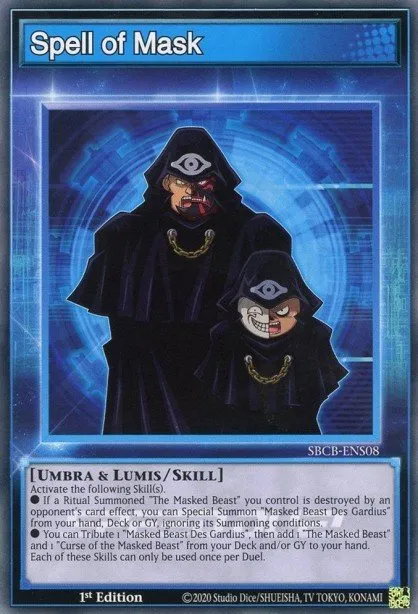 Spell of Mask (Skill Card) · Speed Duel: Battle City Box 300302053/223