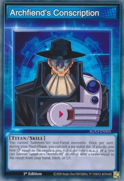 Archfiend's Conscription · Speed Duel GX: Duelists of Shadows 300302057/221