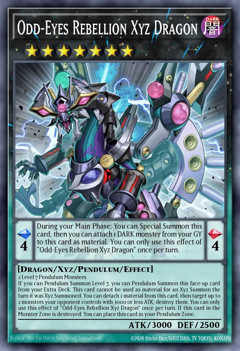 Odd-Eyes Rebellion Xyz Dragon · Battles of Legend: Monstrous Revenge 30095833/104