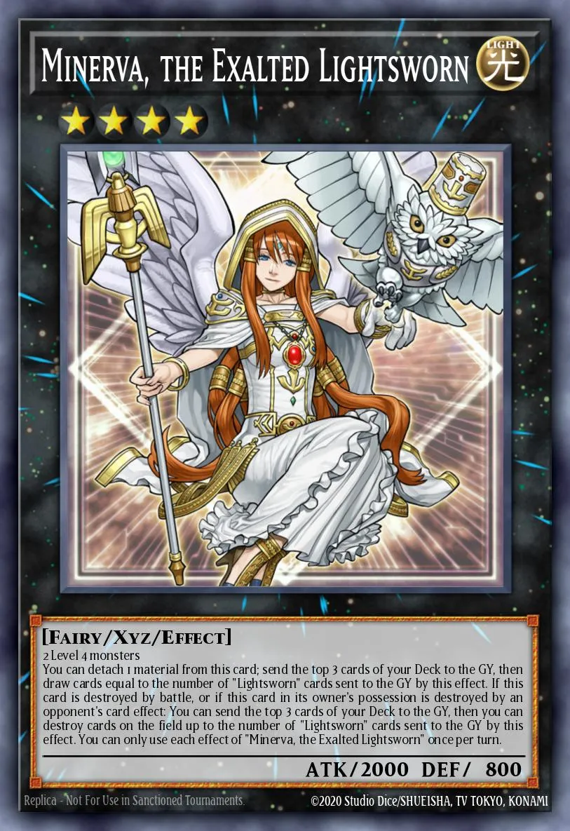 Minerva, the Exalted Lightsworn · Battles of Legend: Light's Revenge 30100551/80