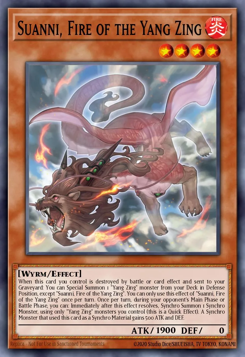 Suanni, Fire of the Yang Zing · Duelist Alliance: Deluxe Edition 30106950/7