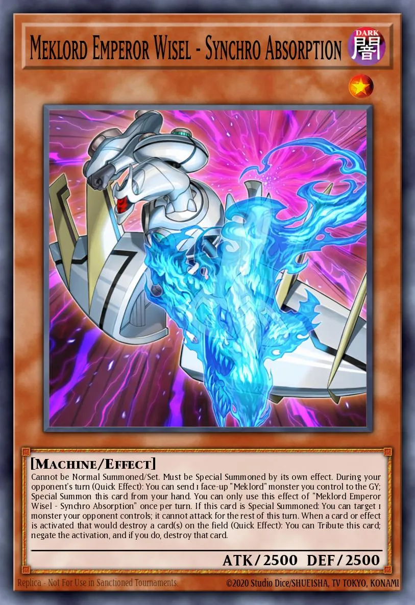 Meklord Emperor Wisel - Synchro Absorption · Legendary Duelists: Rage of Ra 30221870/57