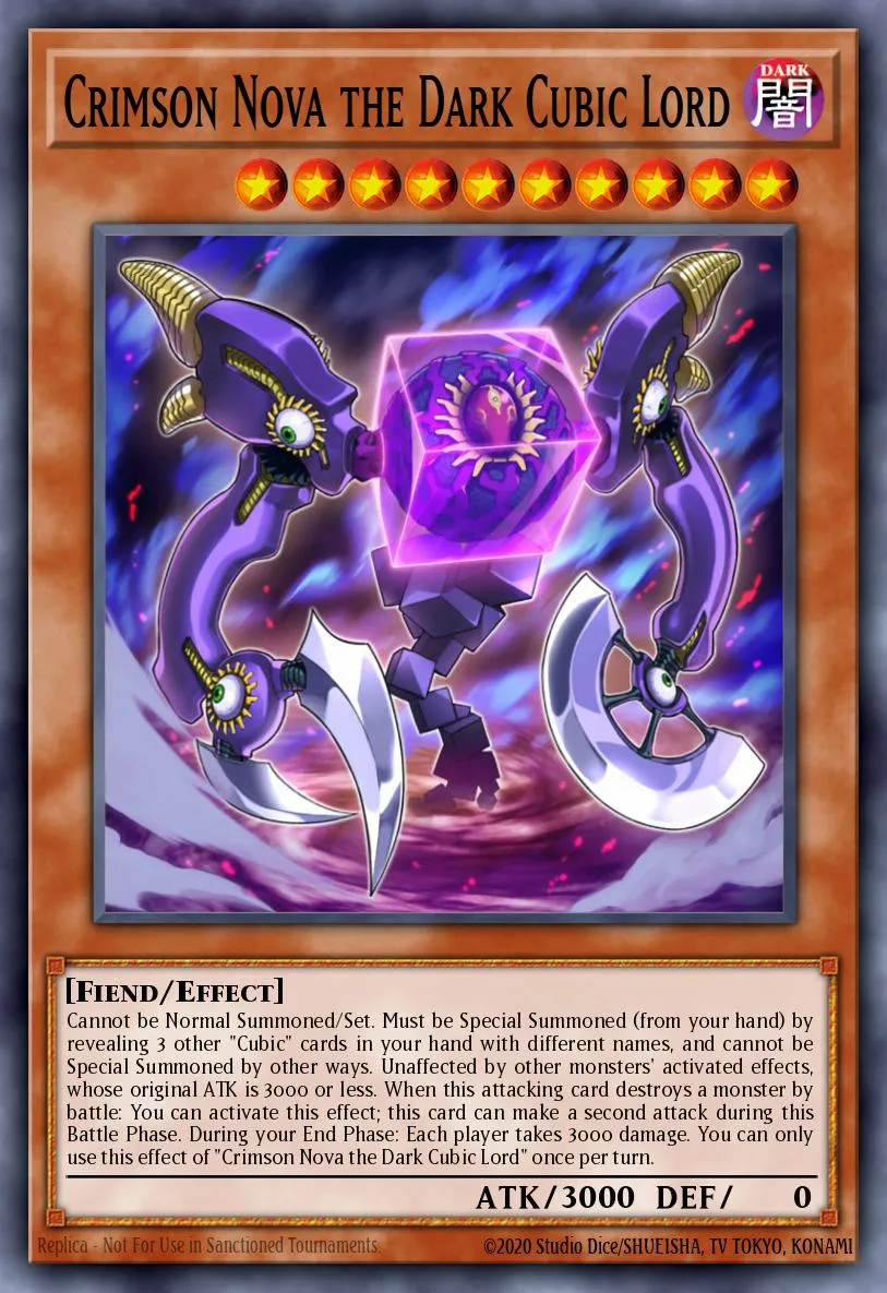 Crimson Nova the Dark Cubic Lord · Yu-Gi-Oh! The Dark Side of Dimensions Movie Pack: Gold Edition 30270176/61