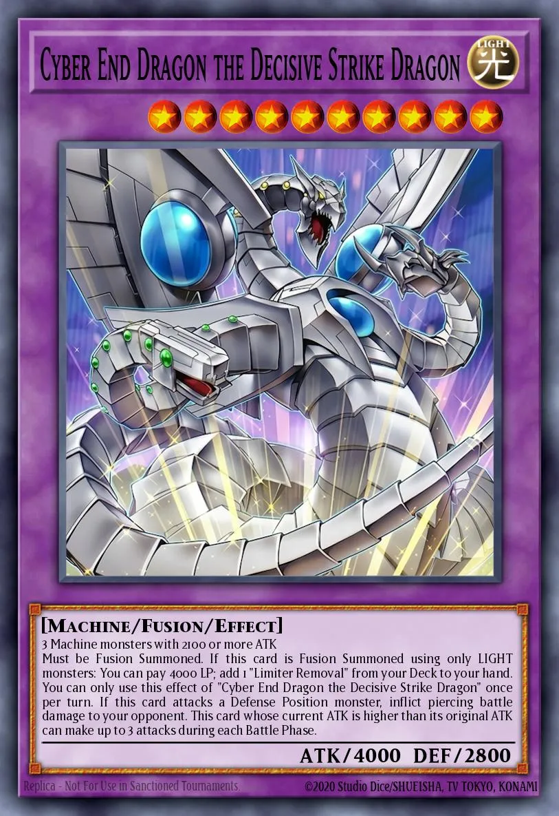 Cyber End Dragon the Decisive Strike Dragon · Yu-Gi-Oh (No Set) 30275298