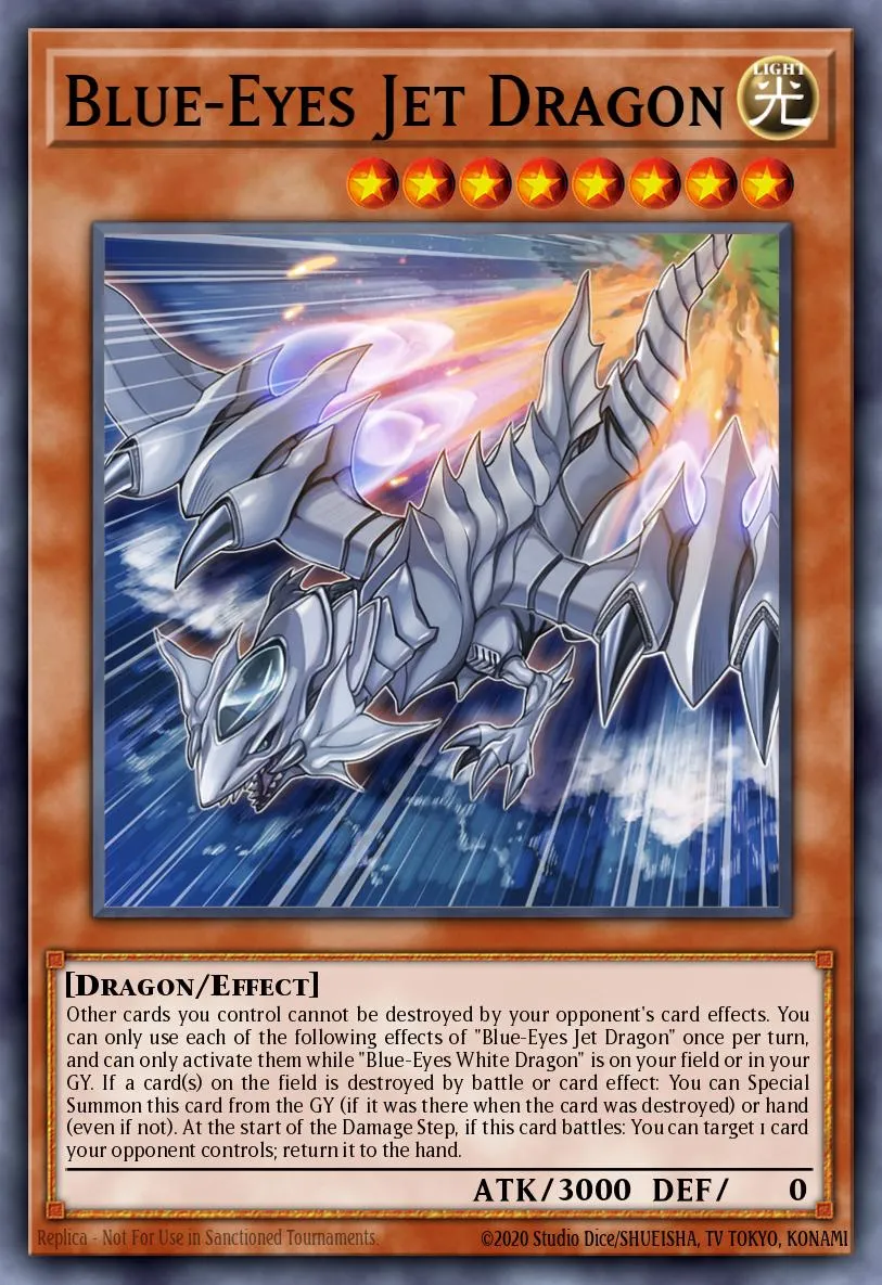 Blue-Eyes Jet Dragon · Battle of Chaos 30576089/102
