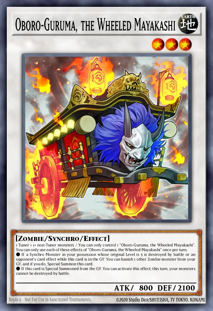 Oboro-Guruma, the Wheeled Mayakashi · Hidden Summoners 30607616/60