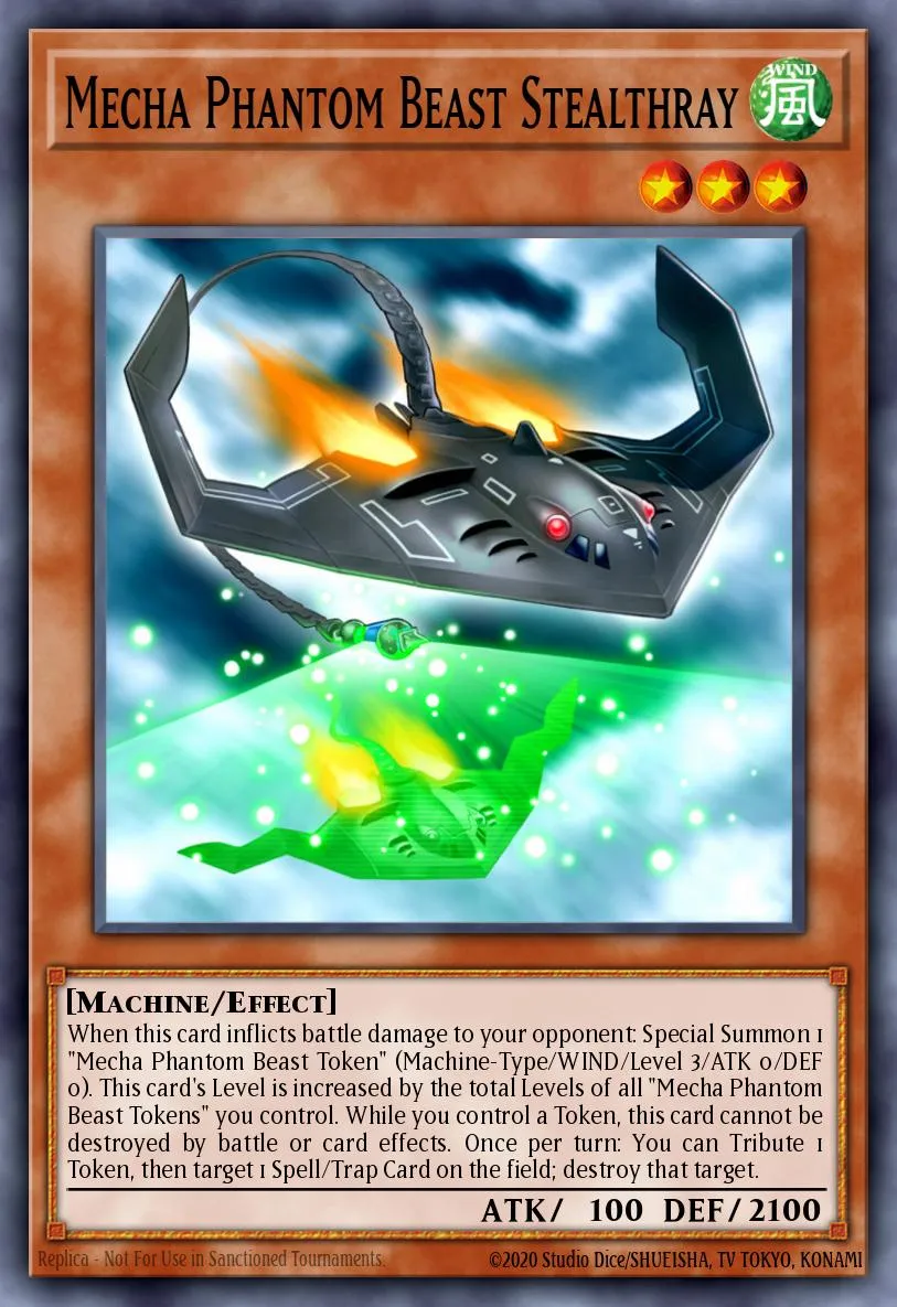 Mecha Phantom Beast Stealthray · Lord of the Tachyon Galaxy Sneak Peek Participation Card 30811116/1