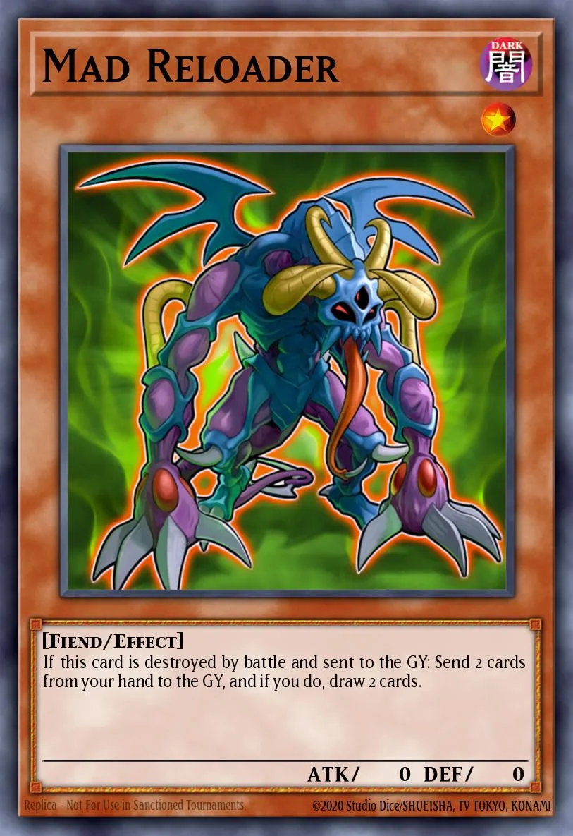Mad Reloader · Yu-Gi-Oh! GX Tag Force 2 promotional cards 31034919/3