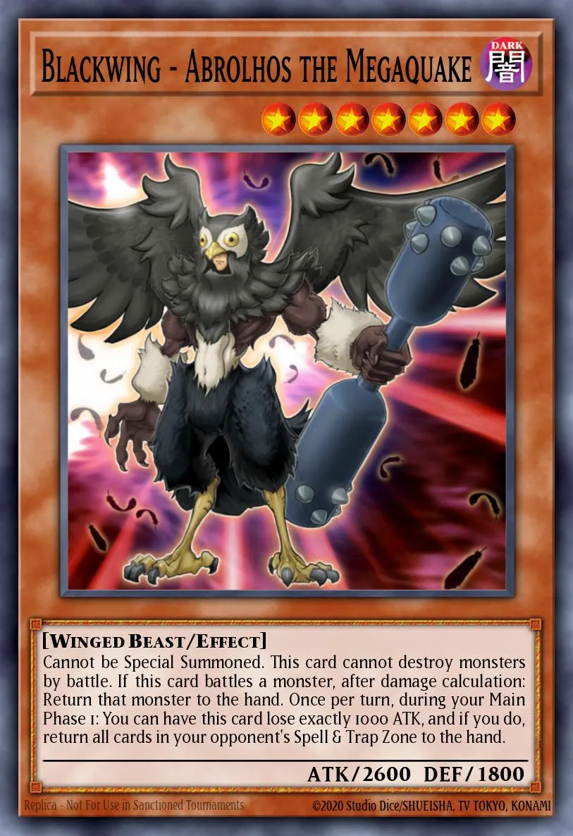 Blackwing - Abrolhos the Megaquake · Starstrike Blast Sneak Peek Participation Card 31053337/1