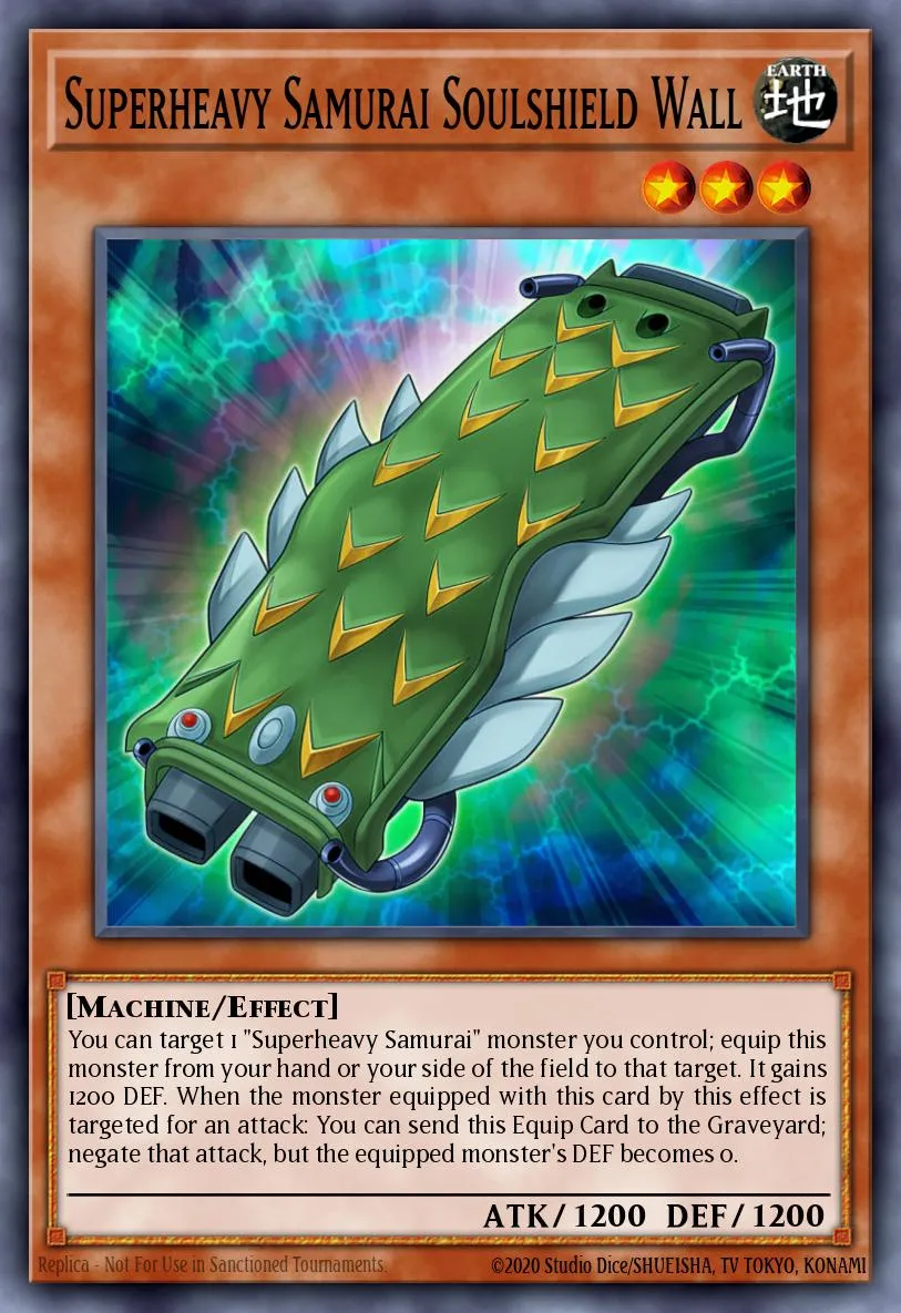 Superheavy Samurai Soulshield Wall · The New Challengers: Super Edition 31181711/14