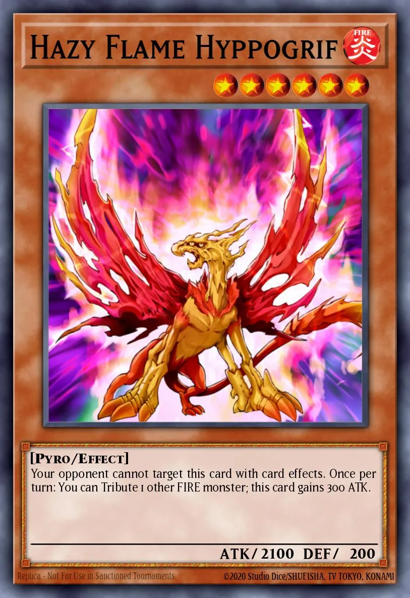 Hazy Flame Hyppogrif · Onslaught of the Fire Kings Structure Deck 31303283/39