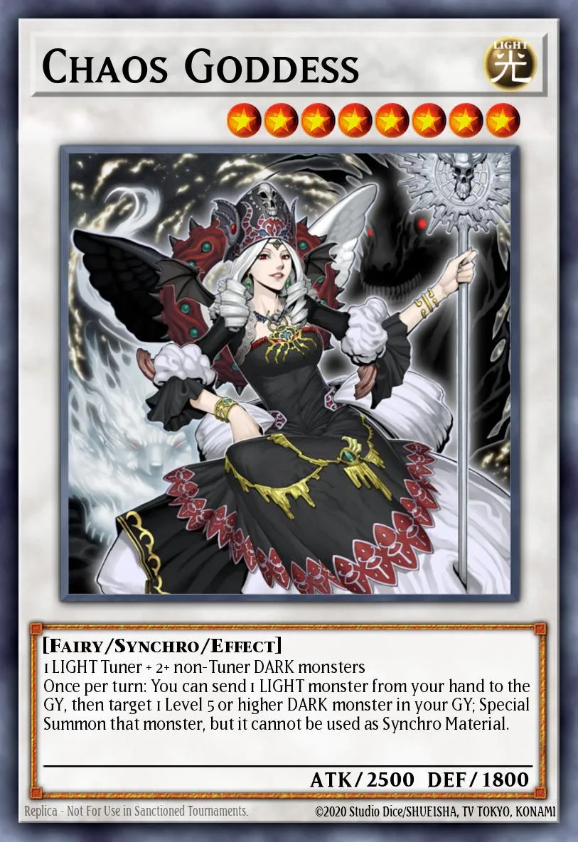 Chaos Goddess · The Shining Darkness Sneak Peek Participation Card 31385077/1