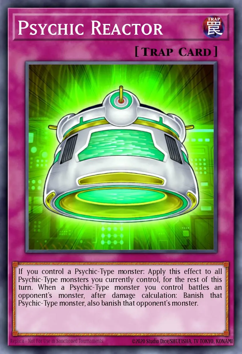 Psychic Reactor · Extreme Victory Sneak Peek Participation Card 3146695/1