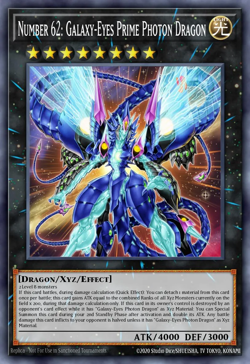 Number 62: Galaxy-Eyes Prime Photon Dragon · Primal Origin: Deluxe Edition 31801517/4