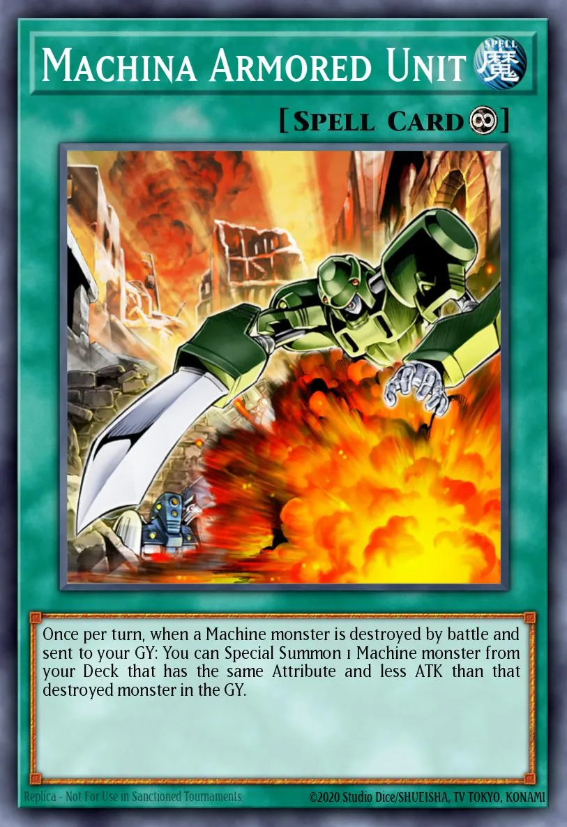 Machina Armored Unit · Machina Mayhem Structure Deck 31828916/37