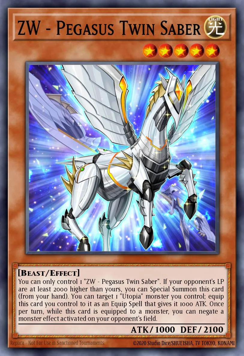 ZW - Pegasus Twin Saber · Lightning Overdrive Premiere! promotional card 32164201/1