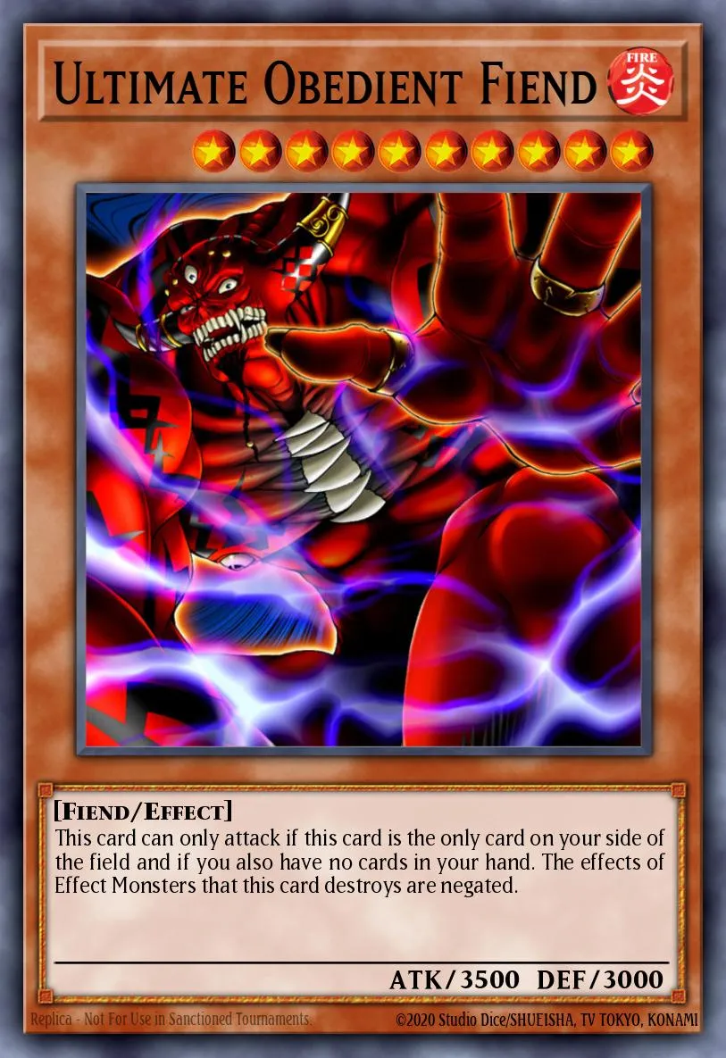 Ultimate Obedient Fiend · Magician's Force 32240937/108