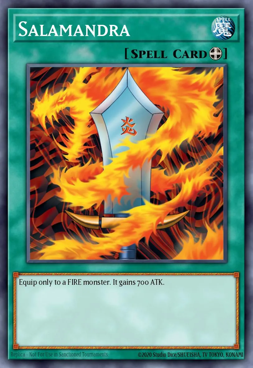 Salamandra · Yu-Gi-Oh! Dark Duel Stories promotional cards 32268901/6