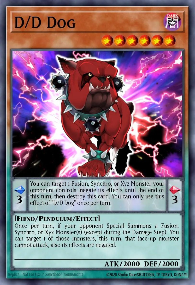 D/D Dog · Rise of the Duelist Premiere! promotional card 32349062/1