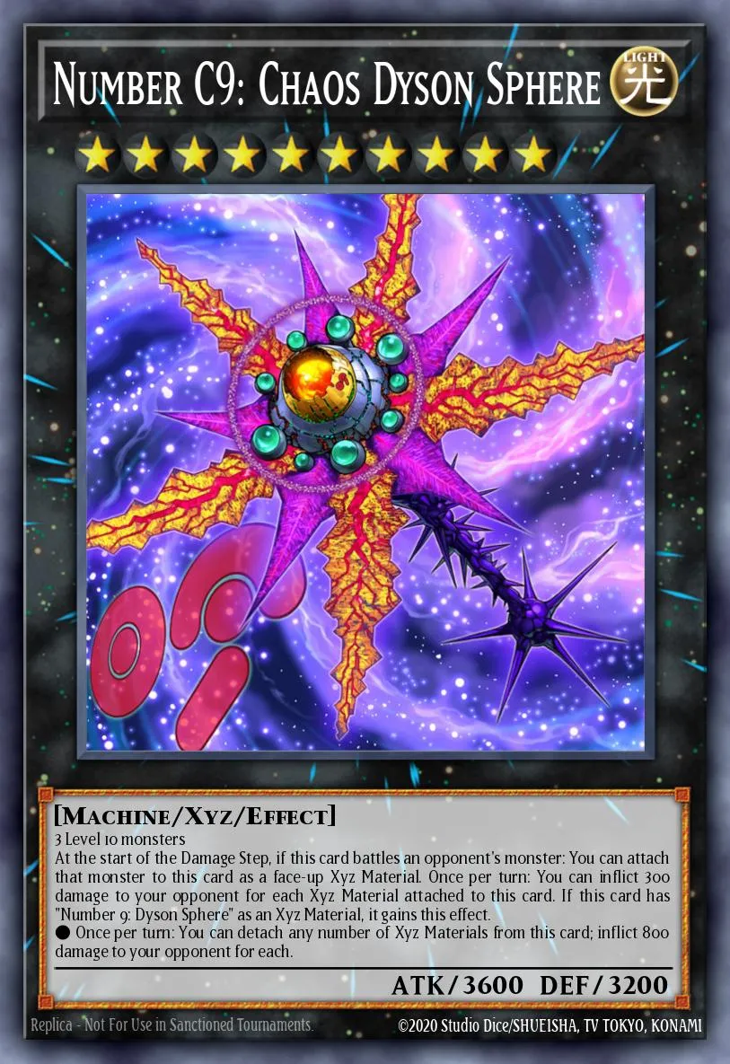 Number C9: Chaos Dyson Sphere · Premium Gold 32559361/90