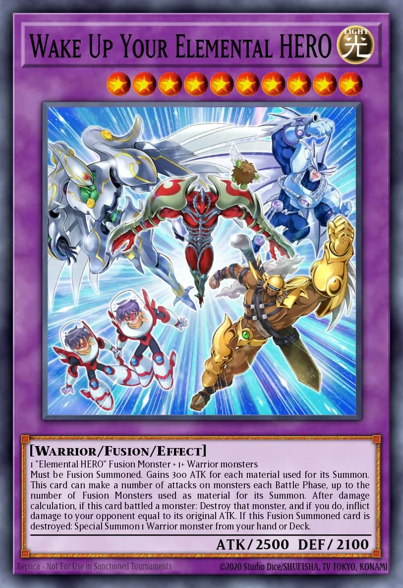 Wake Up Your Elemental HERO · Maze of Memories 32828466/67