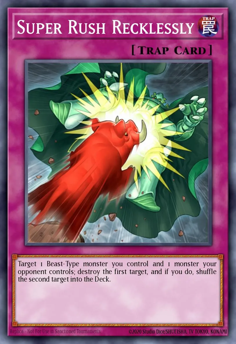 Super Rush Recklessly · Duelist Revolution: Special Edition 32854013/2