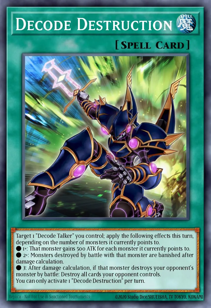 Decode Destruction · Duel Power 33062423/106