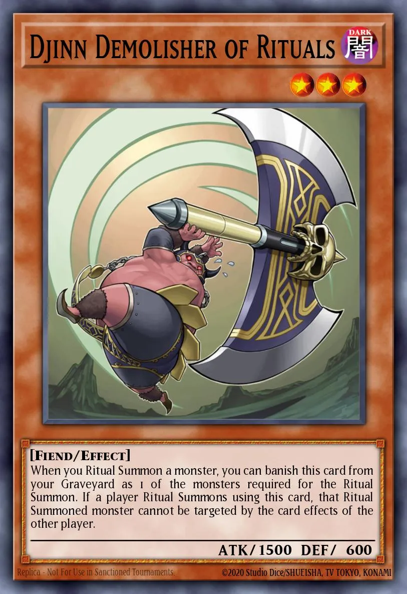 Djinn Demolisher of Rituals · Duelist Alliance: Deluxe Edition 33145233/7
