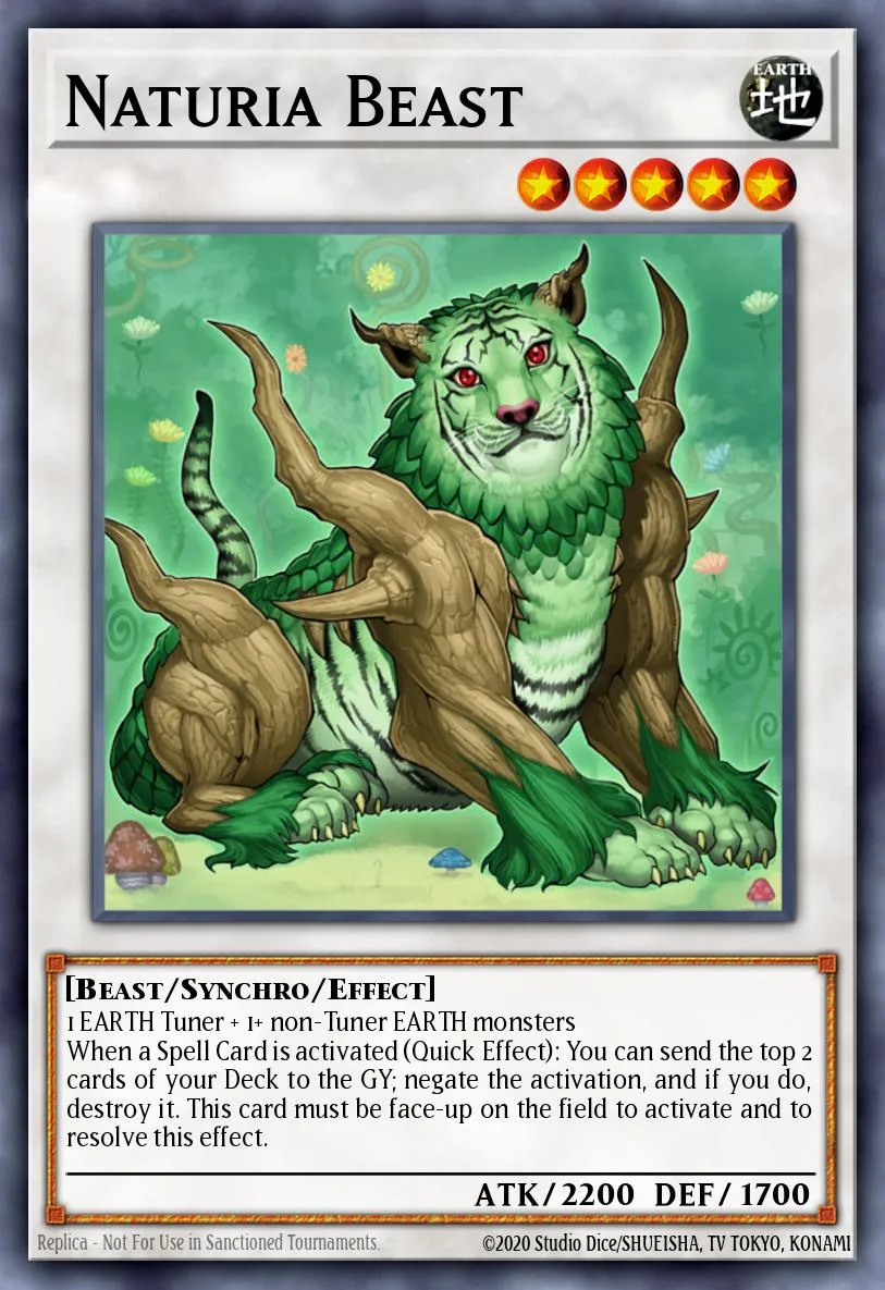 Naturia Beast · Duel Terminal 2 33198837/100