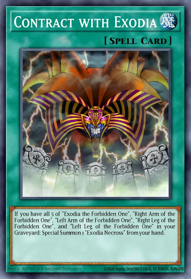 Contract with Exodia · Dark Crisis (25th Anniversary Edition) 33244944/1