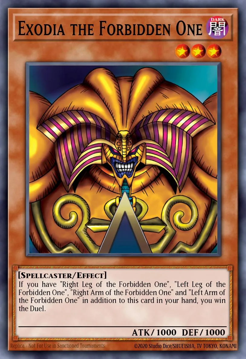 Exodia the Forbidden One · Legend of Blue Eyes White Dragon (25th Anniversary Edition) 33396948/14