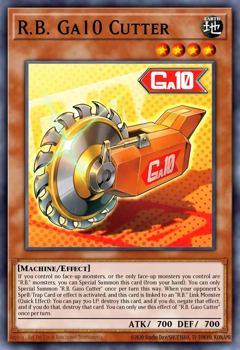 R.B. Ga10 Cutter · Yu-Gi-Oh (No Set) 33438265