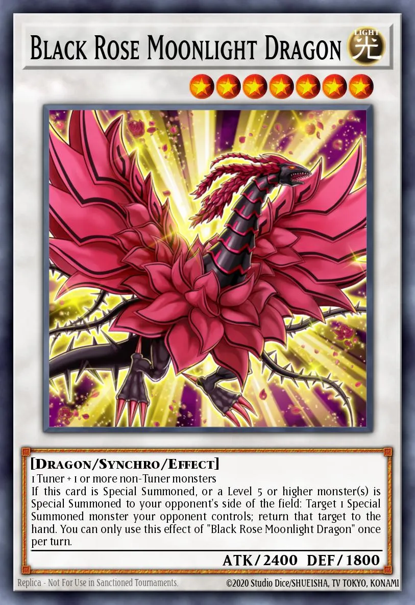 Black Rose Moonlight Dragon · Yu-Gi-Oh! 5D's Volume 7 promotional card 33698022/1
