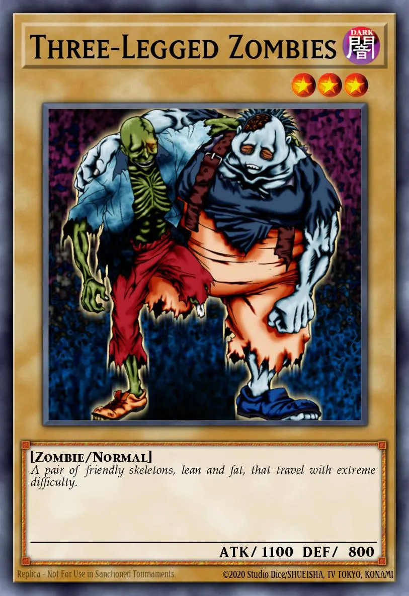 Three-Legged Zombies · McDonald's Promotional Cards 33734439/15