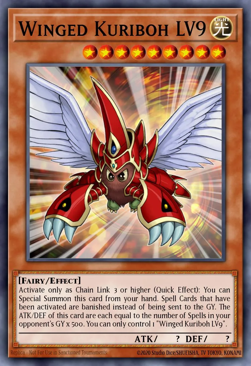 Winged Kuriboh LV9 · Yu-Gi-Oh! GX Volume 3 promotional card 33776734/1
