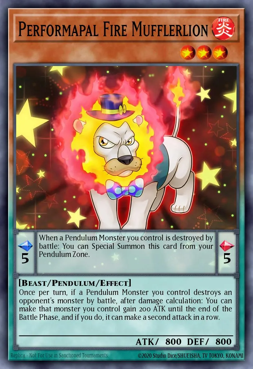Performapal Fire Mufflerlion · Secrets of Eternity: Super Edition 33823832/14