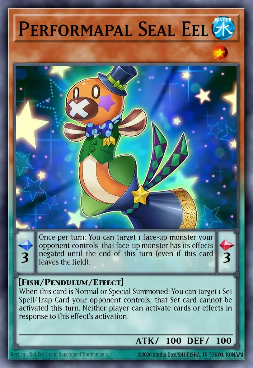 Performapal Seal Eel · Invasion: Vengeance: Special Edition 33833230/4