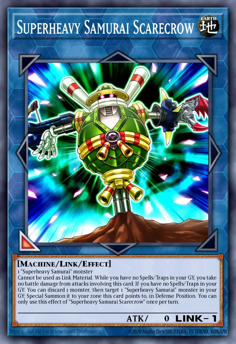 Superheavy Samurai Scarecrow · Rise of the Duelist Premiere! promotional card 33918636/1