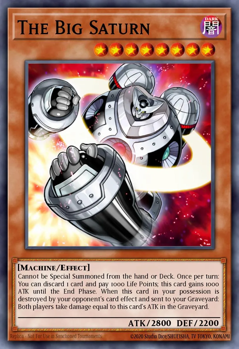 The Big Saturn · Machina Mayhem Structure Deck 34004470/37
