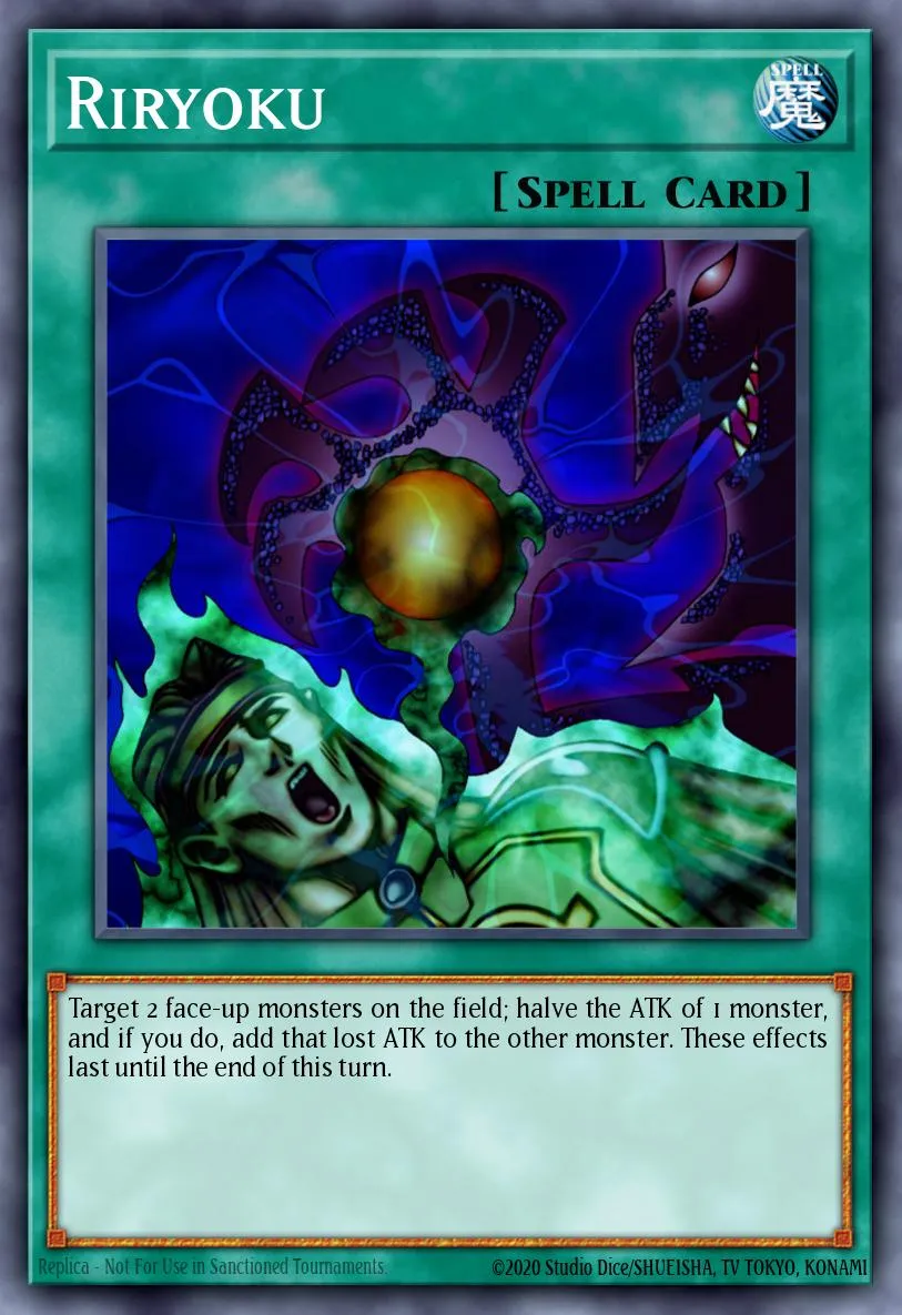 Riryoku · Yu-Gi-Oh! The Sacred Cards promotional cards 34016756/6