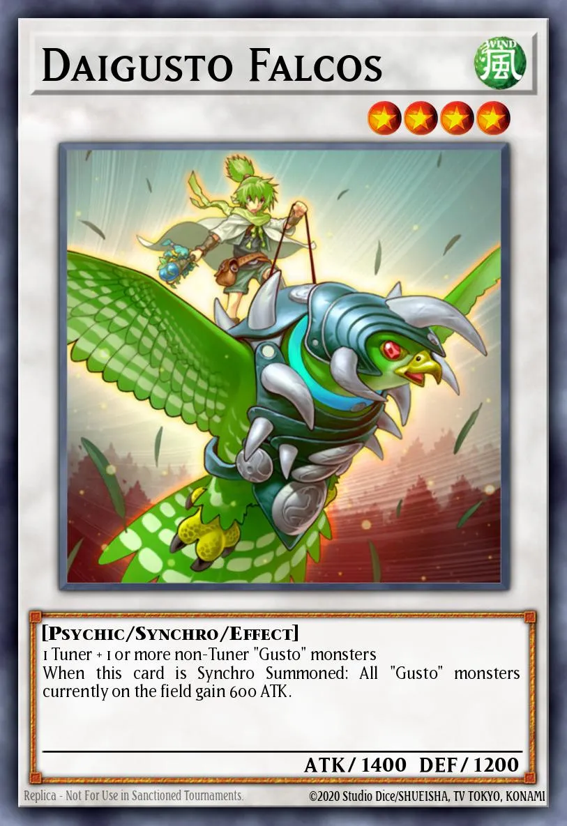 Daigusto Falcos · Duel Terminal 6b 34109611/50