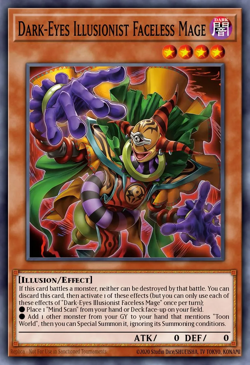 Dark-Eyes Illusionist Faceless Mage · Yu-Gi-Oh (No Set) 34314989