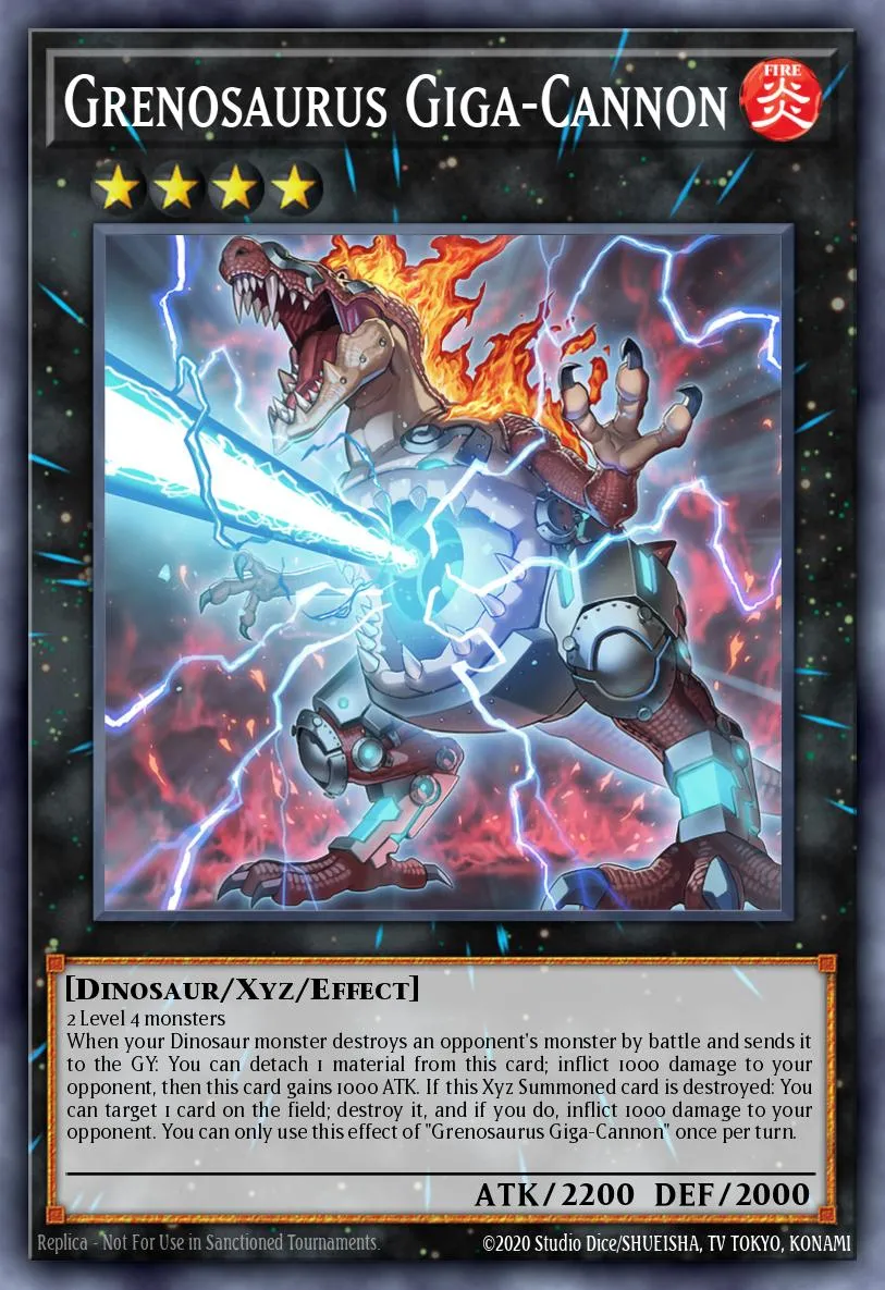 Grenosaurus Giga-Cannon · Duelist Nexus 34481518/99