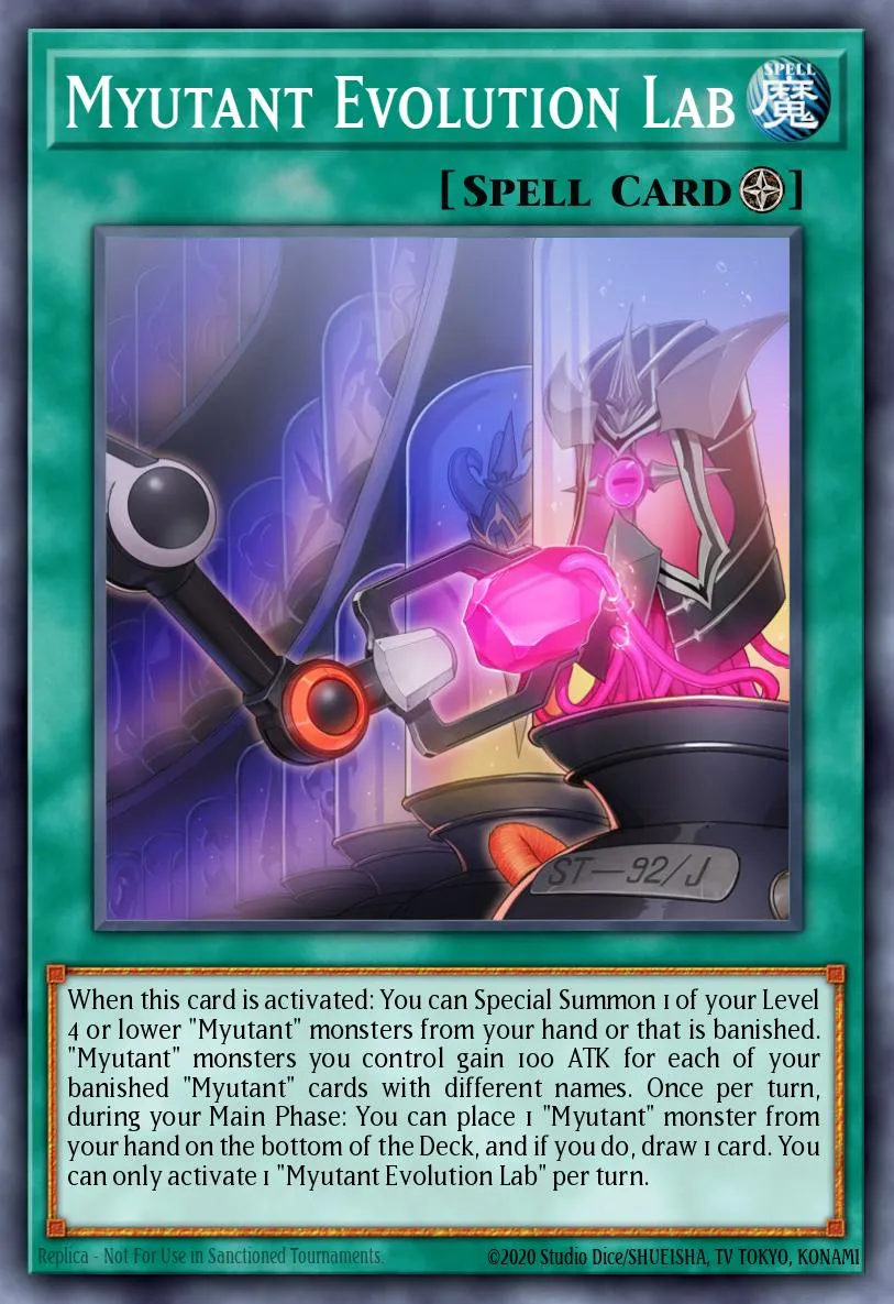 Myutant Evolution Lab · Phantom Rage Premiere! promotional card 34572613/1