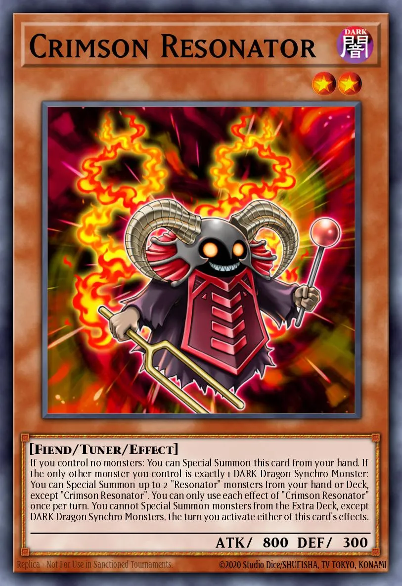Crimson Resonator · Eternity Code Premiere! promotional card 34761841/1