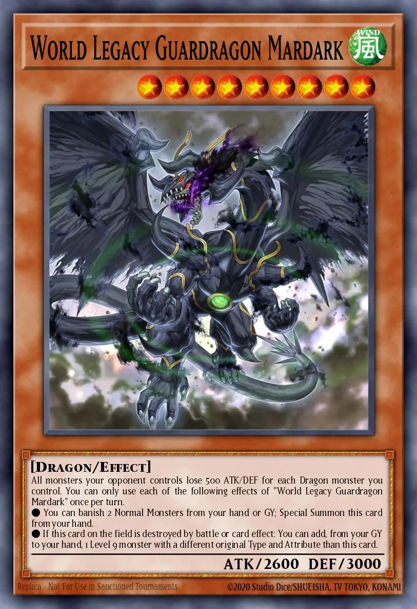 World Legacy Guardragon Mardark · Dark Neostorm Special Edition 35183584/4