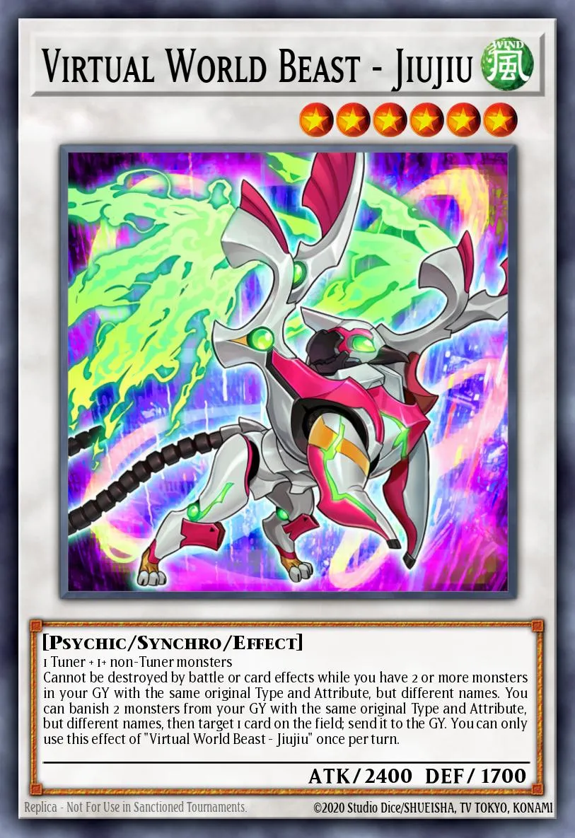 Virtual World Beast - Jiujiu · Phantom Rage Premiere! promotional card 35252119/1