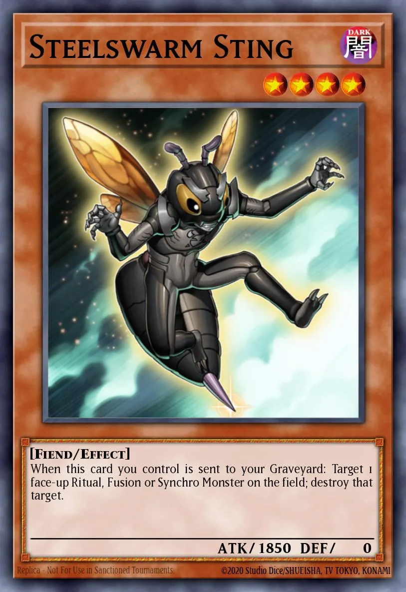 Steelswarm Sting · Duel Terminal 6b 35618486/50