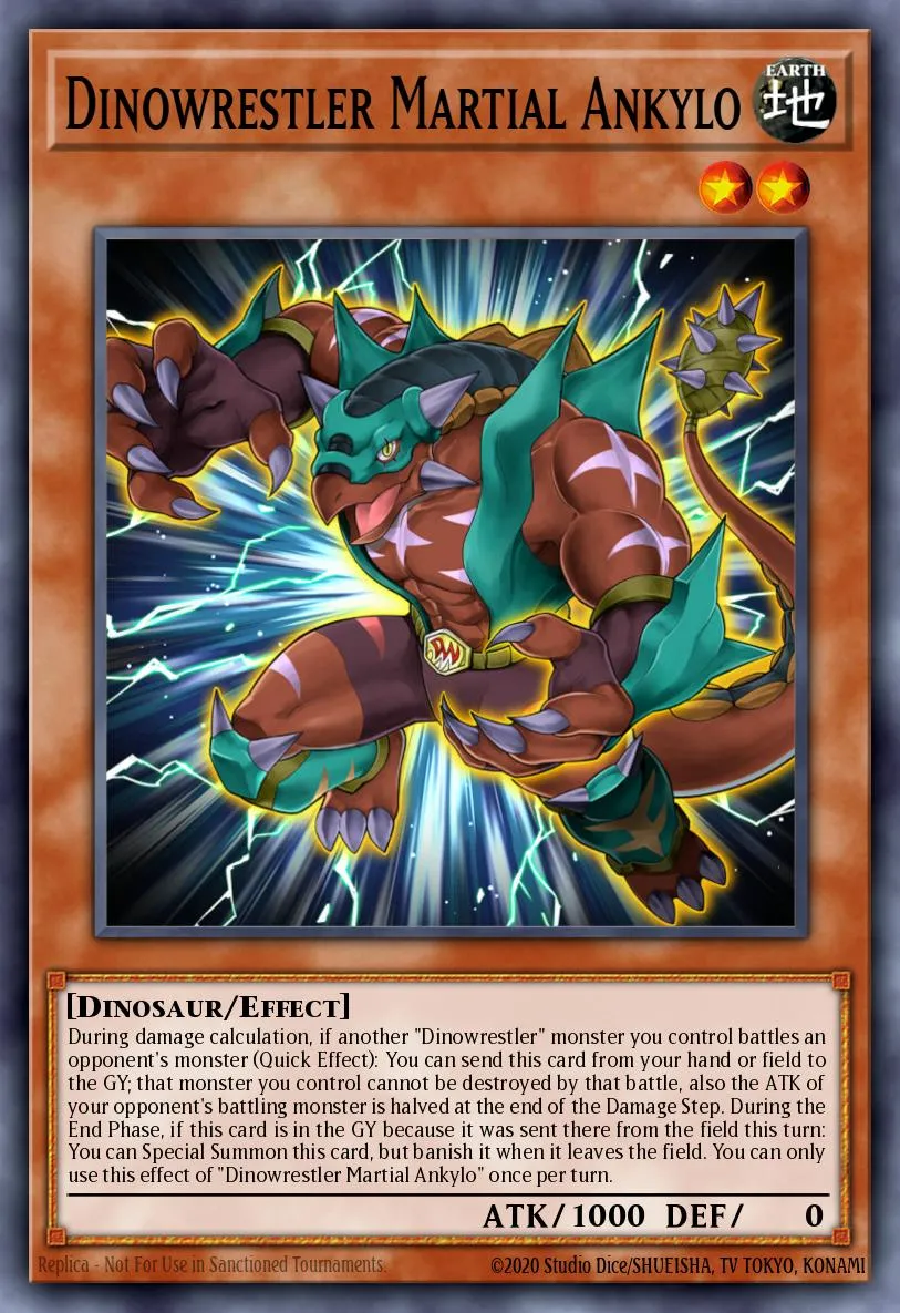 Dinowrestler Martial Ankylo · Rising Rampage Special Edition 35770983/4
