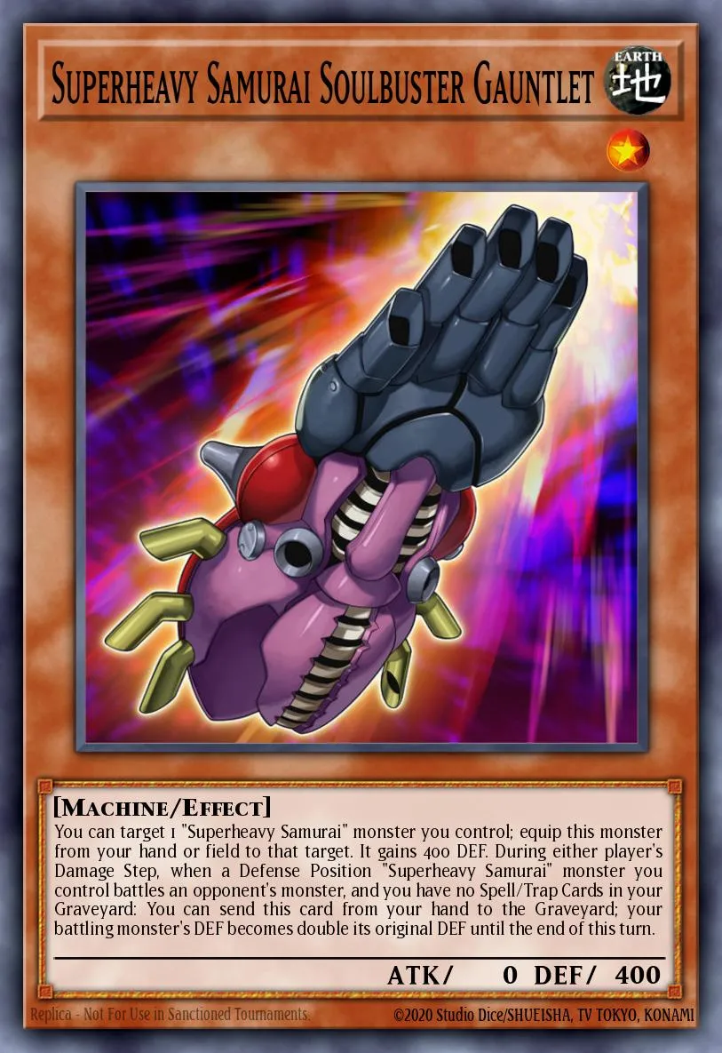 Superheavy Samurai Soulbuster Gauntlet · Crossed Souls: Advance Edition 35800511/4